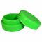 Подгонянные контейнеры силикона качества еды зеленого цвета логотипа безвкусные для обломка/косметики поставщик